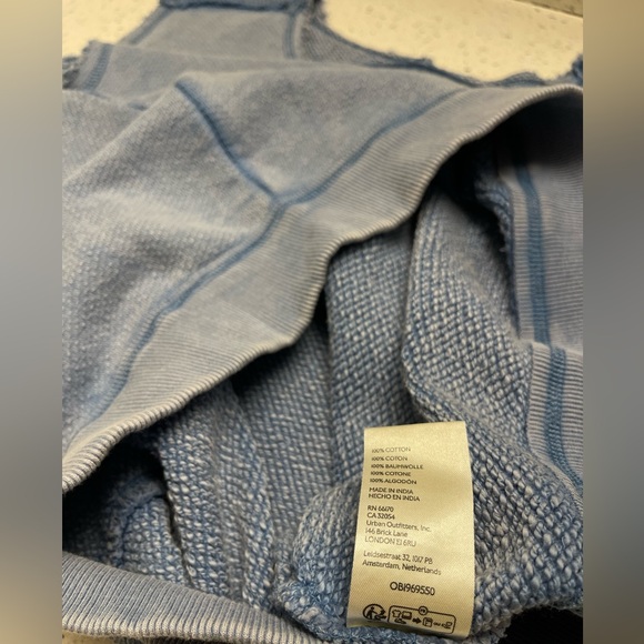 We The Free So Easy Muscle Tee In True Indigo Size S - Picture 12 of 12